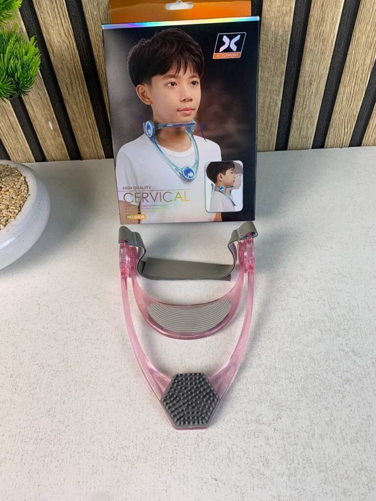Orthèse cervicale ajustable pour enfants et adultes – Soutien et soulagement du cou