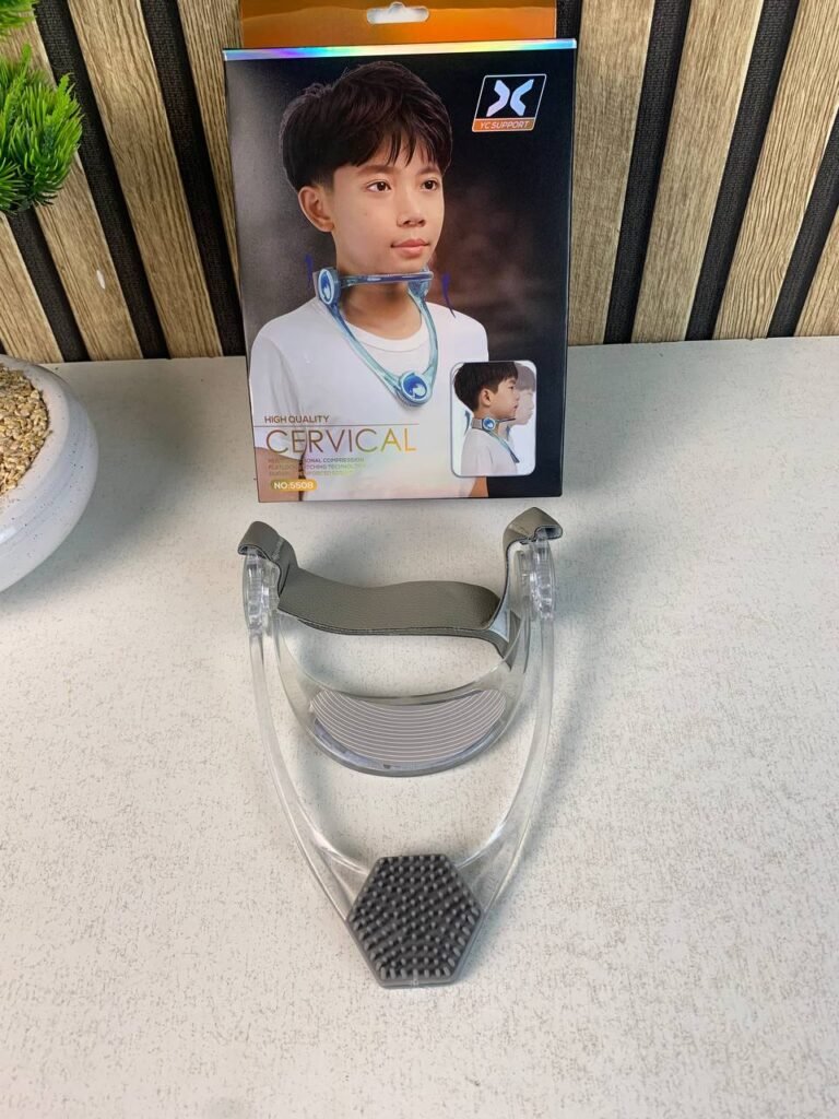 Orthèse cervicale ajustable pour enfants et adultes – Soutien et soulagement du cou