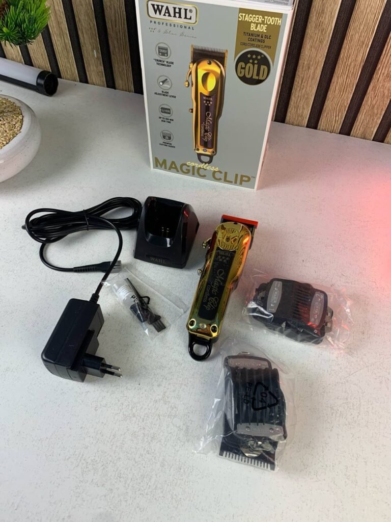 Tondeuse Wahl Magic Clip Gold sans fil – Précision professionnelle et performance premium