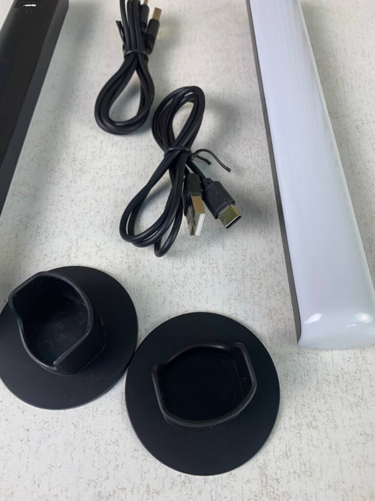 Barres LED RGB 2PCS synchronisées avec la musique – Éclairage dynamique intelligent