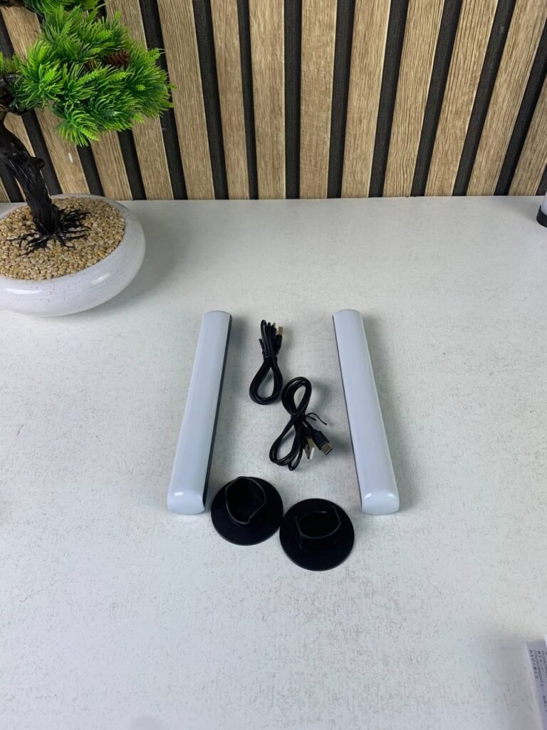 Barres LED RGB 2PCS synchronisées avec la musique – Éclairage dynamique intelligent