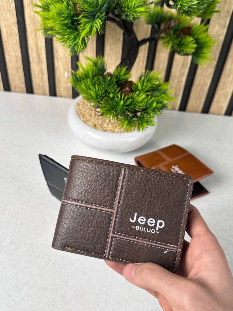 Portefeuille Jeep Buluo V3 pour Homme Multi-Poches en Simili Cuir – Élégance, Organisation & Praticité au Quotidien