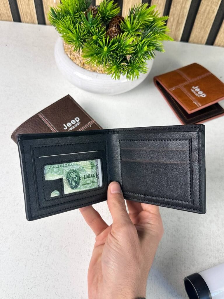 Portefeuille Jeep Buluo V3 pour Homme Multi-Poches en Simili Cuir – Élégance, Organisation & Praticité au Quotidien