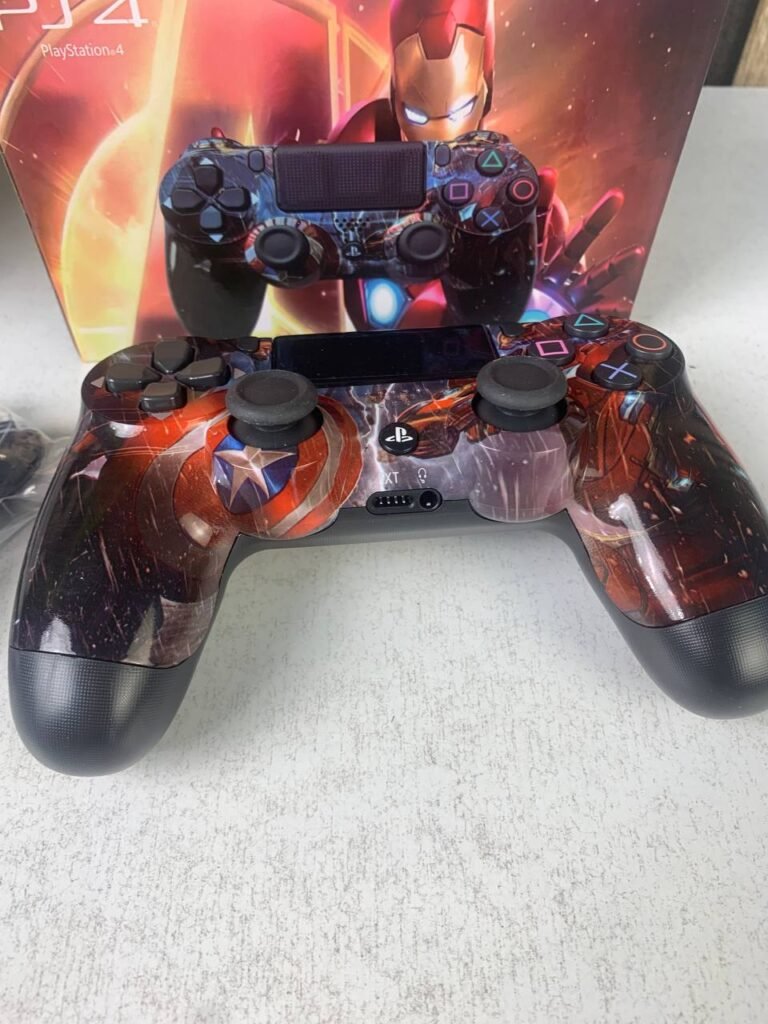 SONY DualShock Manette PS4 Sans Fil (High Copy) – Edition Captain America – Contrôle Total & Style Héroïque pour Gamer Exigeant
