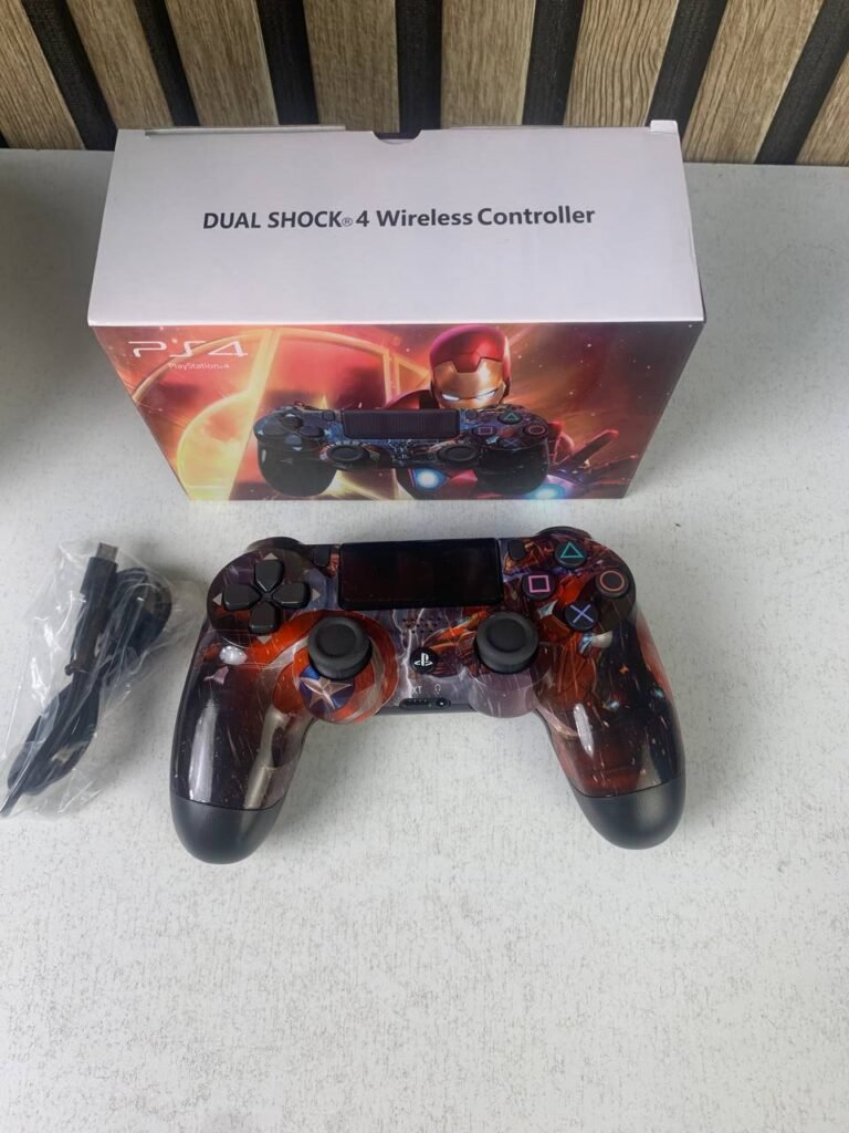 SONY DualShock Manette PS4 Sans Fil (High Copy) – Edition Captain America – Contrôle Total & Style Héroïque pour Gamer Exigeant