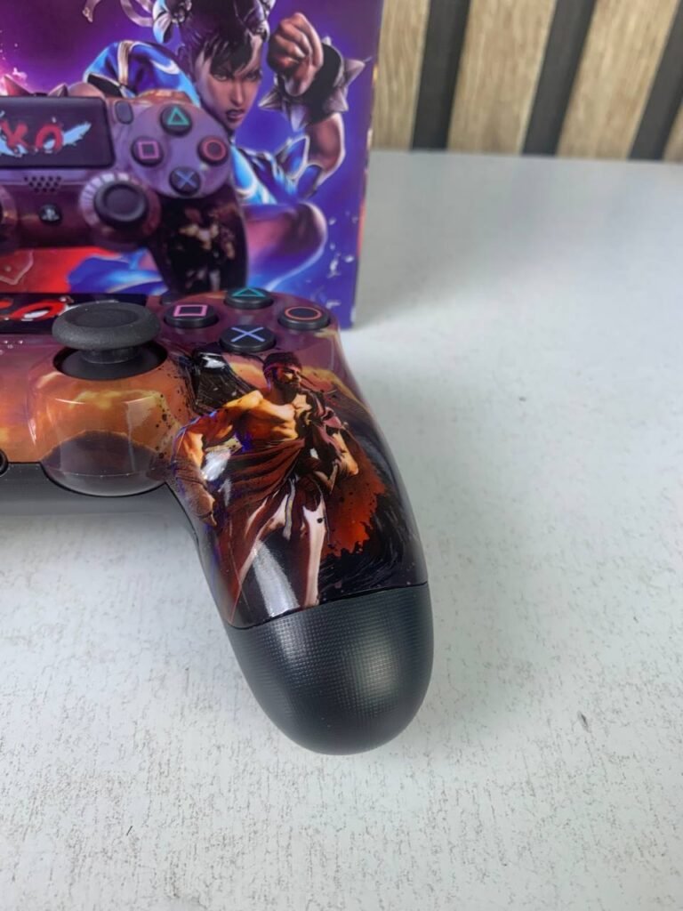 SONY DualShock Manette PS4 Sans Fil (High Copy) – Edition Street Fighter V2 – Précision Ultime & Immersion Totale pour Gamers Passionnés