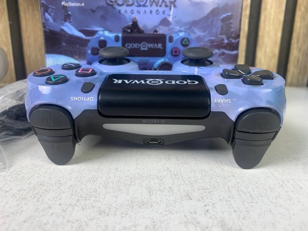 SONY DualShock Manette PS4 Sans Fil (High Copy) – Edition Ragnarok – Puissance Nordique & Contrôle Absolu pour Dominer le Jeu