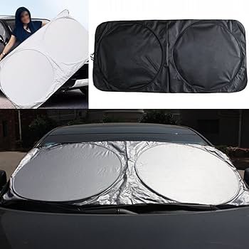 Pare-soleil voiture avant et arrière anti-UV – Protection thermique et pliable
