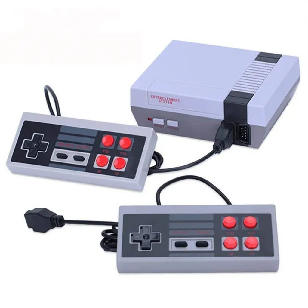 Mini console de jeux rétro 620 jeux intégrés avec 2 manettes – Console classique nostalgique