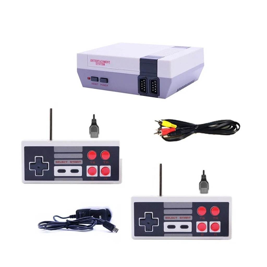 Mini console de jeux rétro 620 jeux intégrés avec 2 manettes – Console classique nostalgique