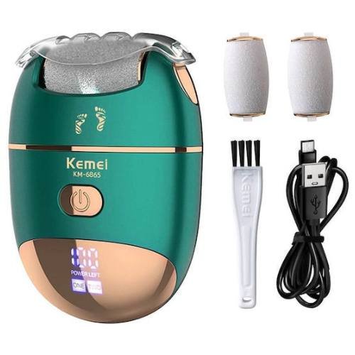 Exfoliant électrique pour pieds Kemei KM-6865 – Soin complet pour des pieds doux