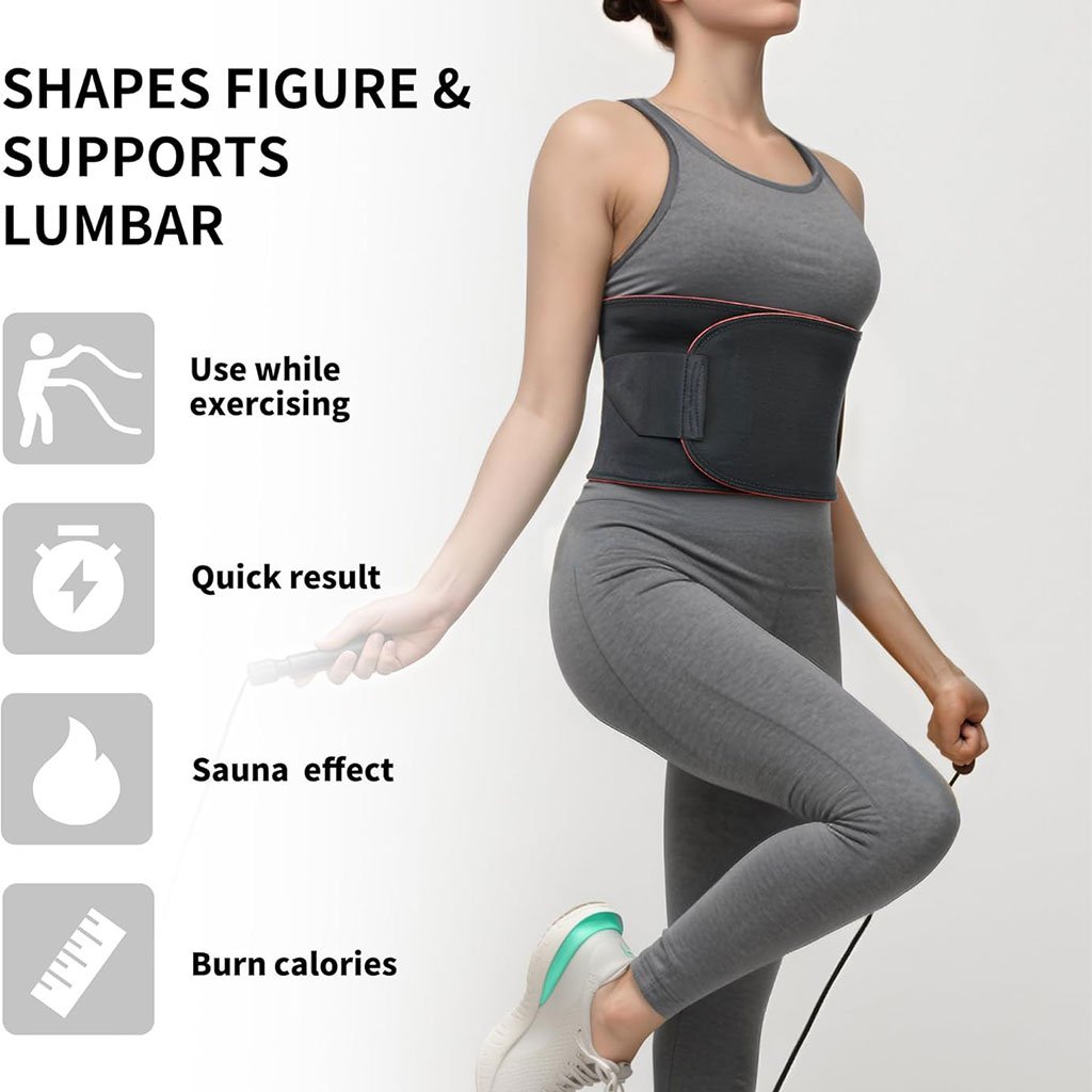 Ceinture de sudation pour Homme et Femme avec Poche Extérieure – Ceinture de sudation sportive