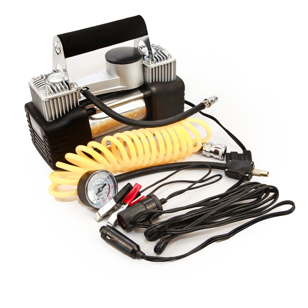 Compresseur automobile à double piston 70 L/min 12V – Performance Puissante pour Gonflage Rapide
