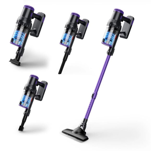 Multismart Aspirateur Balai Filaire Sans Sac 500W 5 en 1 avec Aspirateur à Main - 18KPa