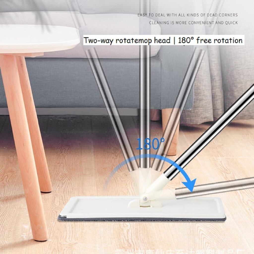 Serpillière Plate Dual-Chamber Pro – Nettoyage intelligent sans effort et sans traces