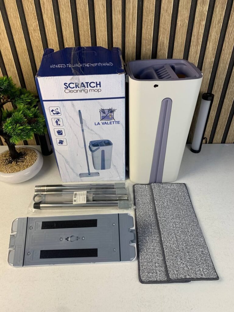 Serpillière Plate Dual-Chamber Pro – Nettoyage intelligent sans effort et sans traces