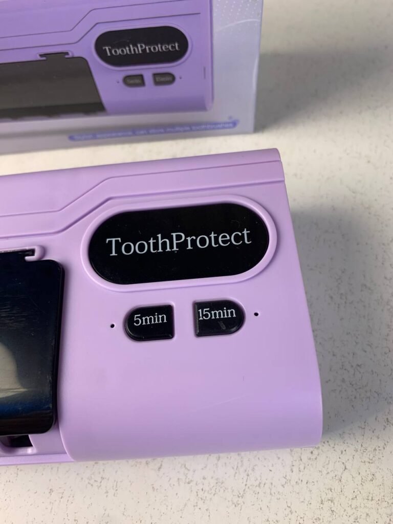 Désinfectant UV Intelligent & Support Brosse à Dents 5 Places – Hygiène Totale & Organisation Moderne