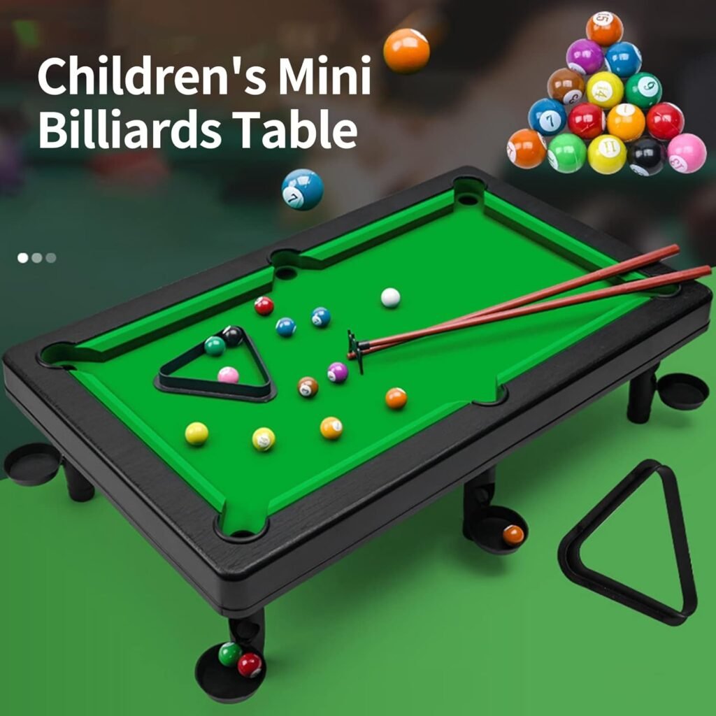 Mini Table de Billard Éducative – Jeu Interactif, Amusement & Développement des Compétences