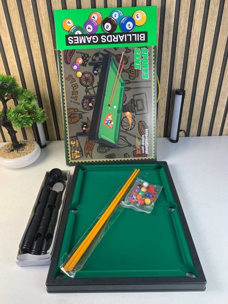 Mini Table de Billard Éducative – Jeu Interactif, Amusement & Développement des Compétences