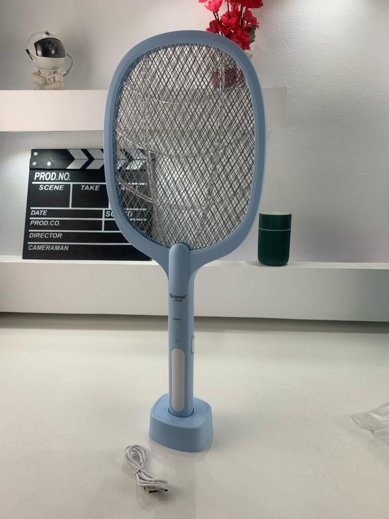 Tapette à Mouches Électrique 2 en 1 Rechargeable USB LTD638 – Élimination Rapide & Protection