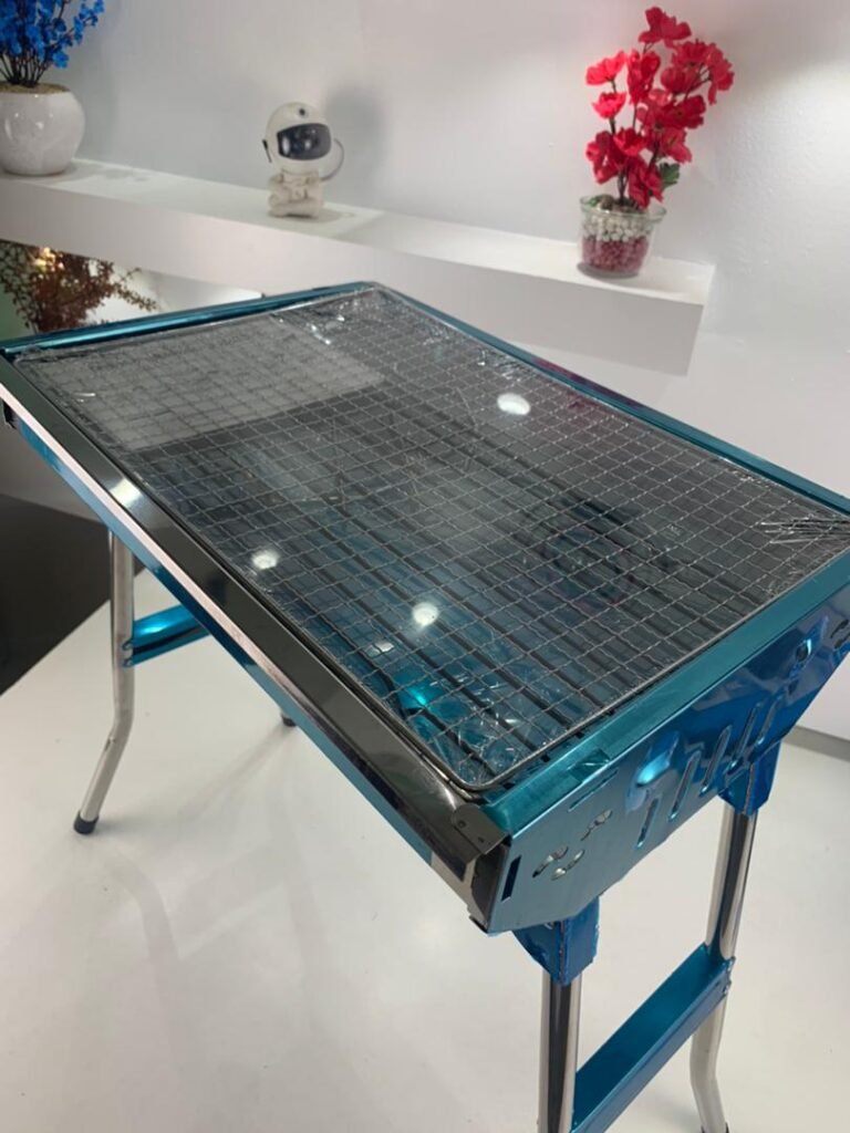 Barbecue Pliable en Acier Inoxydable pour Camping – Grillades Parfaites