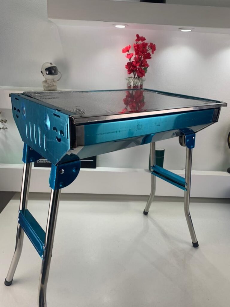 Barbecue Pliable en Acier Inoxydable pour Camping – Grillades Parfaites