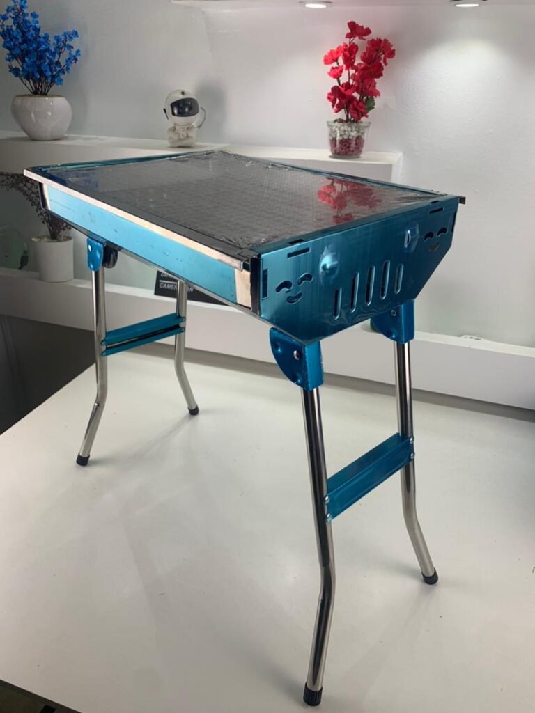 Barbecue Pliable en Acier Inoxydable pour Camping – Grillades Parfaites