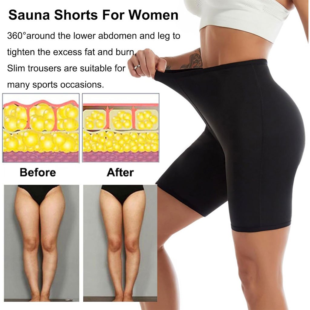 Leggings Sauna Taille Haute pour Femmes – Effet Brûle-Graisses et Compression