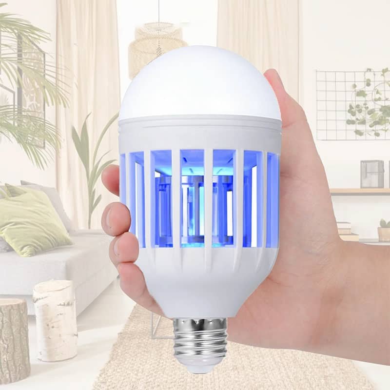 Ampoule LED Anti-Moustiques 3-en-1 Économique E27 AC220V – Éclairage et Protection
