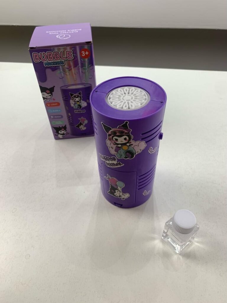 Machine à Bulles Kuromi – Générateur de Bulles Magique pour Enfants