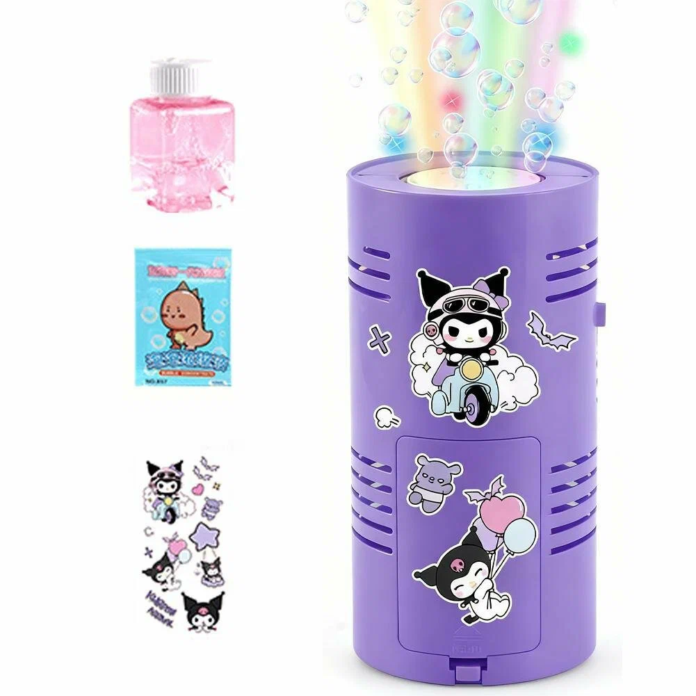 Machine à Bulles Kuromi – Générateur de Bulles Magique pour Enfants