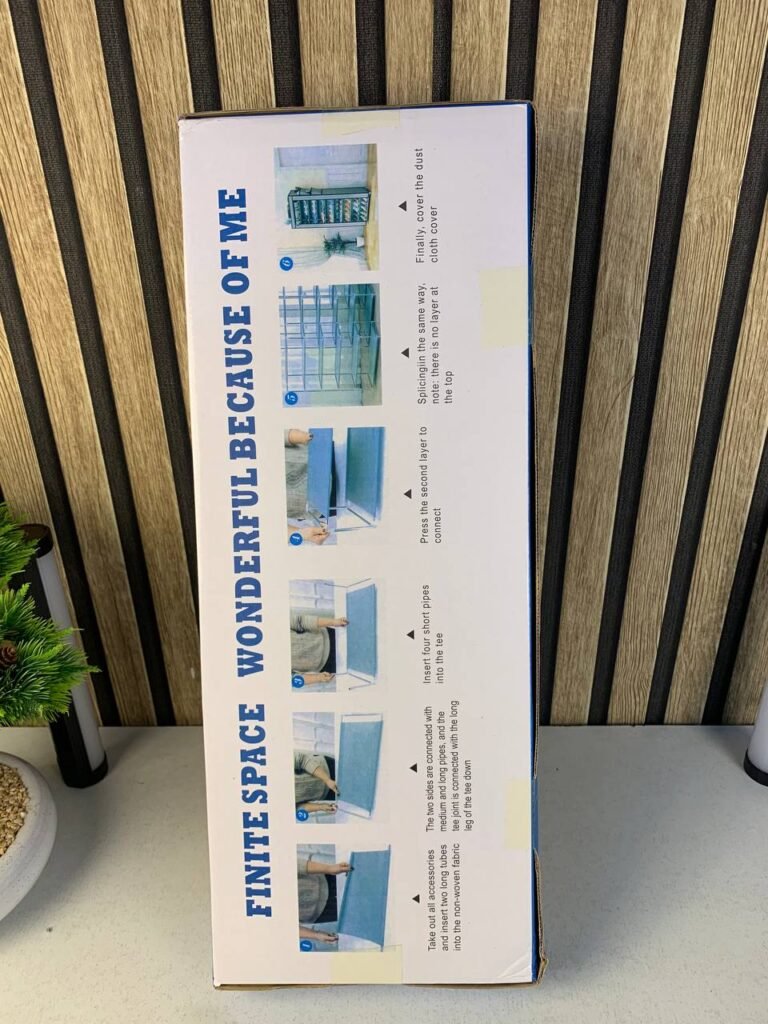 Étagère à chaussures à 10 niveaux avec couvercle anti-poussière – Organisation Maximale & Protection Totale