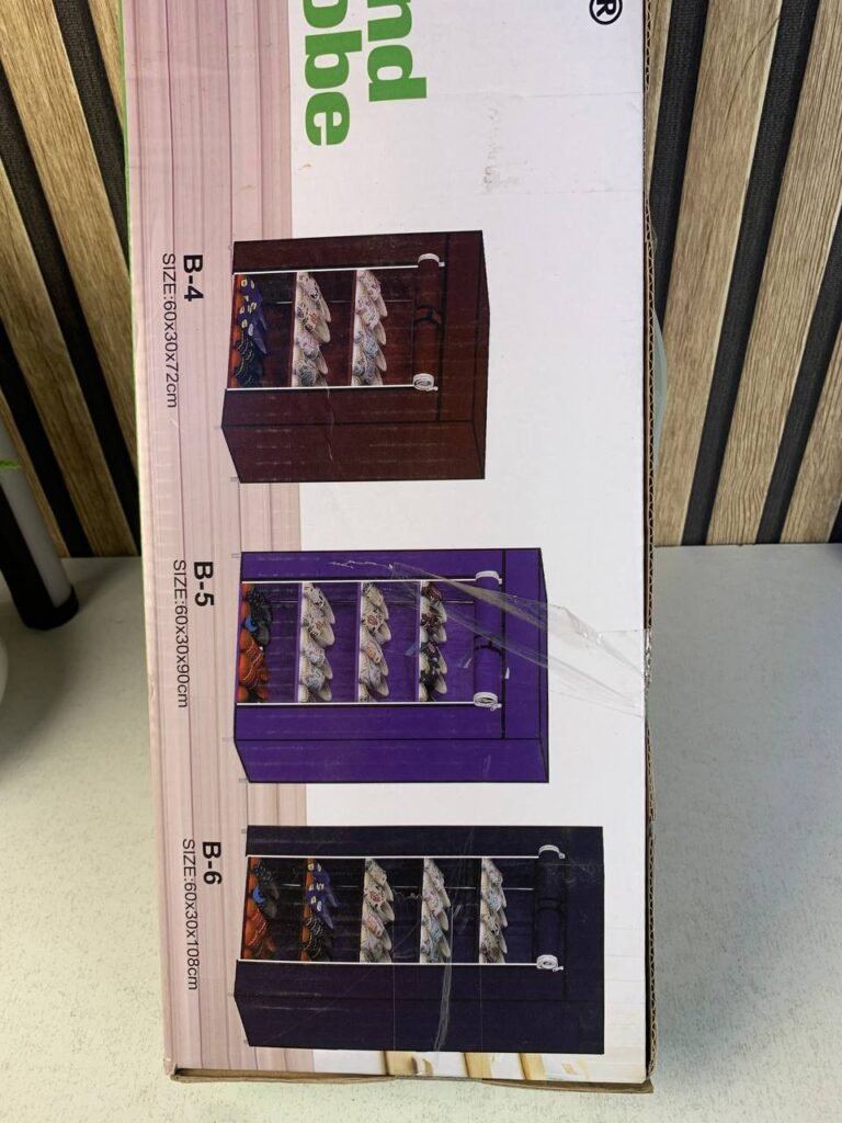 Armoire à chaussures étanche à 6 niveaux zipper – Rangement Pratique & Design Moderne
