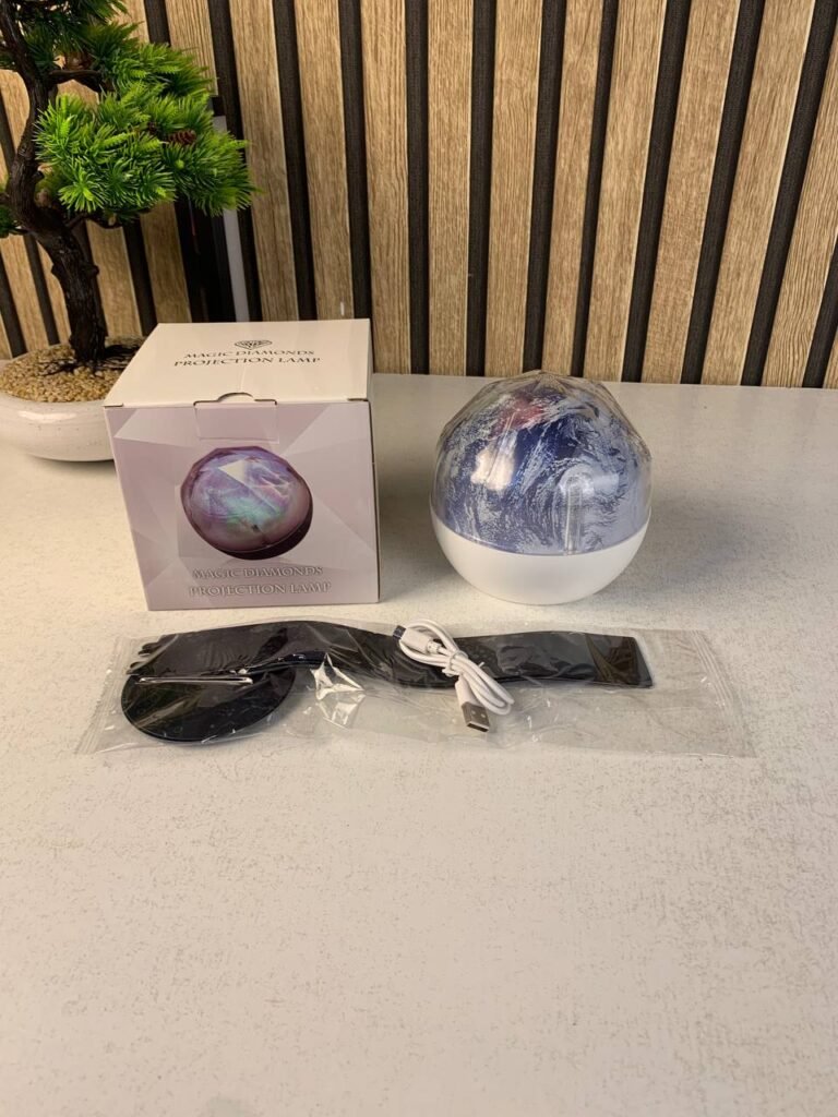 Projecteur Veilleuse Système Solaire pour Enfants Rotation à 360° + 5 Films Planètes – Univers Magique & Éveil Éducatif