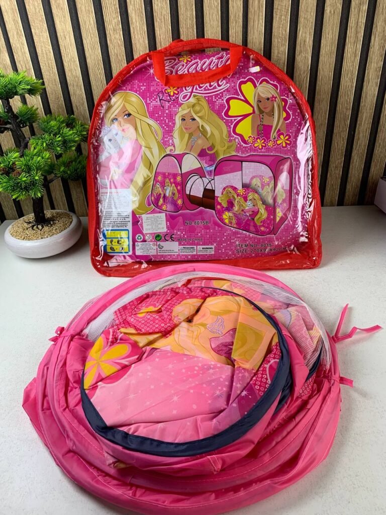 Tente Tunnel de jeu pliable pour enfants – Aire de Jeu 3-en-1 Fun & Évolutive