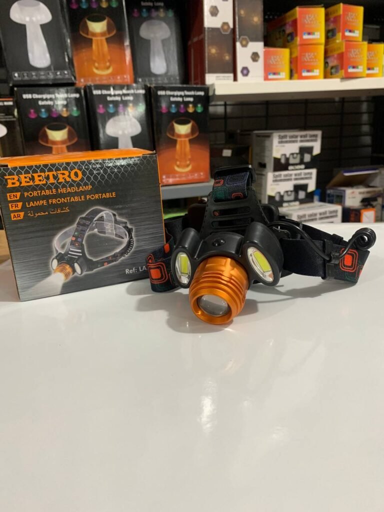 Lampe Frontale Lumineuse Sans Fil BEETRO LA-294 – Puissance, Précision & Liberté d’Éclairage en Toute Situation