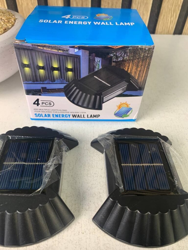 Appliques Murales Solaires Up & Down (Pack 4Pcs) – Illuminez votre extérieur avec élégance