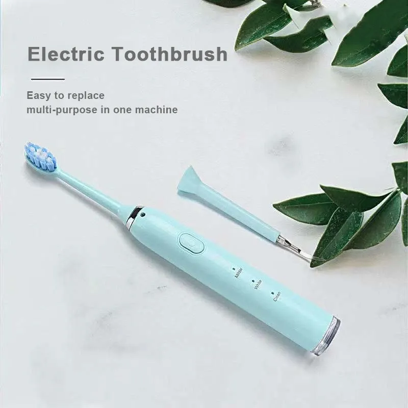 Brosse à Dents Ultrasons 3-en-1 Étanche IPX7 avec Charge USB – Nettoyage Puissant et Silencieux