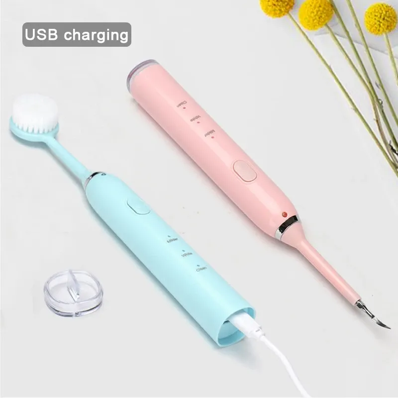 Brosse à Dents Ultrasons 3-en-1 Étanche IPX7 avec Charge USB – Nettoyage Puissant et Silencieux