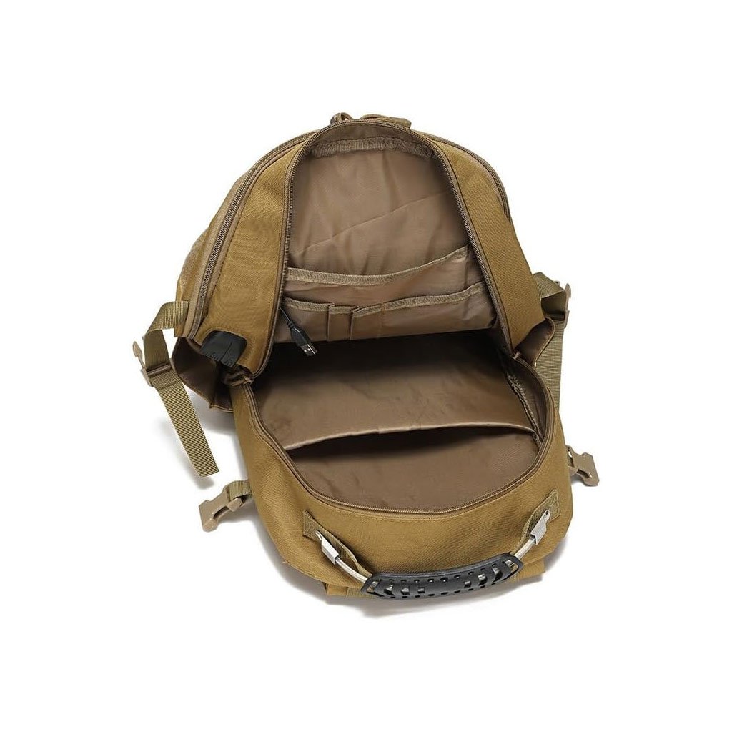 Sac à dos tactique USB pour camping et usage militaire 15,6 pouces – Sac outdoor résistant