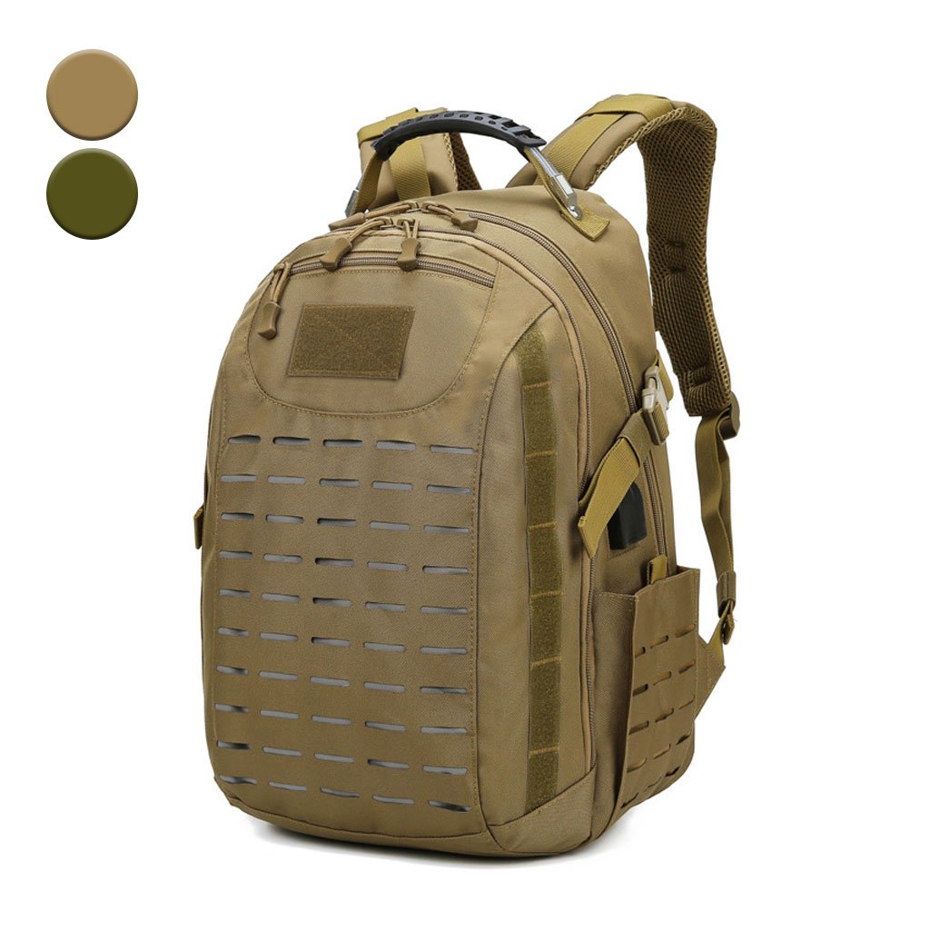 Sac à dos tactique USB pour camping et usage militaire 15,6 pouces – Sac outdoor résistant