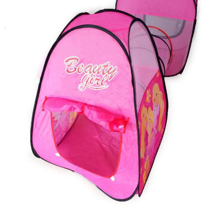 Tente Tunnel de jeu pliable pour enfants – Aire de Jeu 3-en-1 Fun & Évolutive