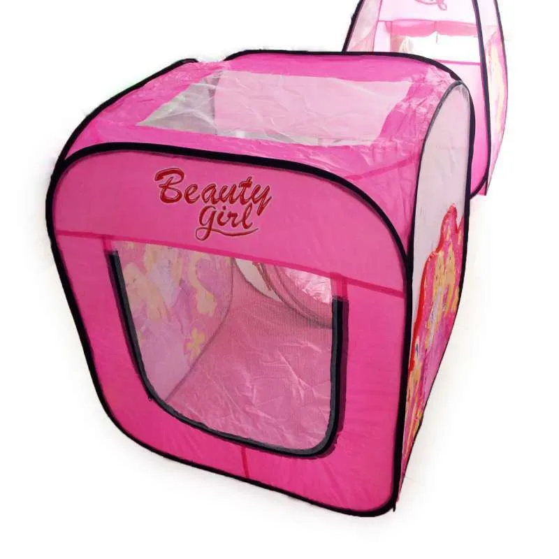 Tente Tunnel de jeu pliable pour enfants – Aire de Jeu 3-en-1 Fun & Évolutive