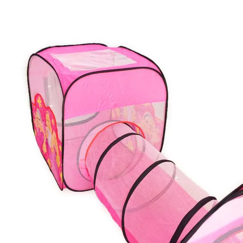 Tente Tunnel de jeu pliable pour enfants – Aire de Jeu 3-en-1 Fun & Évolutive