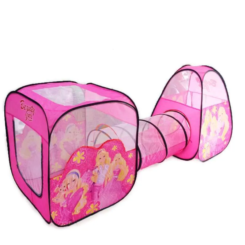 Tente Tunnel de jeu pliable pour enfants – Aire de Jeu 3-en-1 Fun & Évolutive