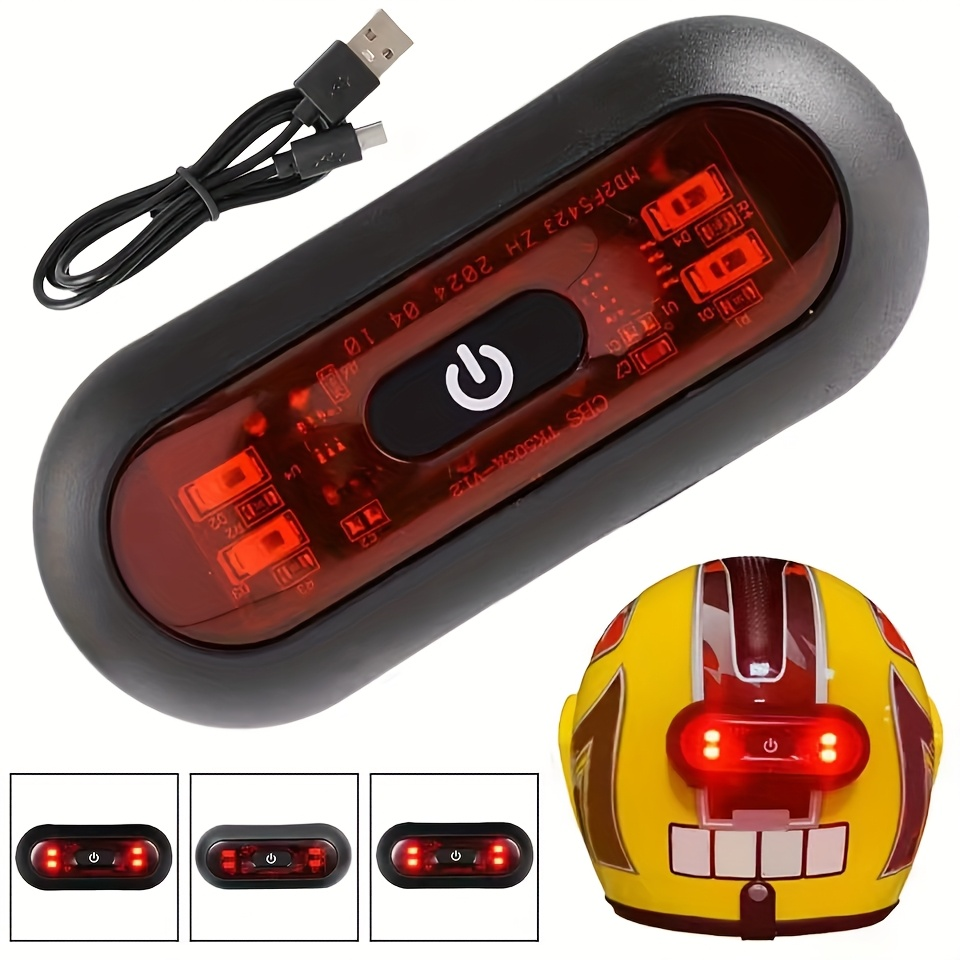 Lumière LED de Sécurité pour Casque