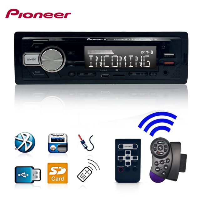 Pioneer-6296BT FM Receiver & MP3 Player – Son puissant et connectivité moderne en voiture