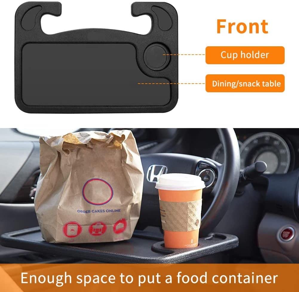 Plateau de Volant de Voiture Double Face – Confort et praticité en déplacement