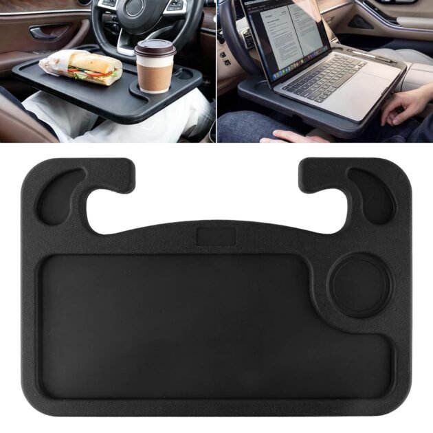 Plateau de Volant de Voiture Double Face – Confort et praticité en déplacement