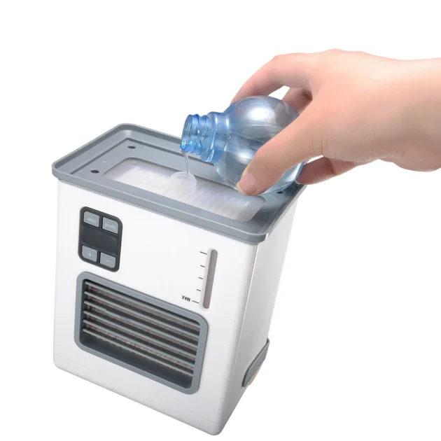 Refroidisseur d'Air Évaporatif Portable Blu Breeze – Fraîcheur instantanée أينما كنت